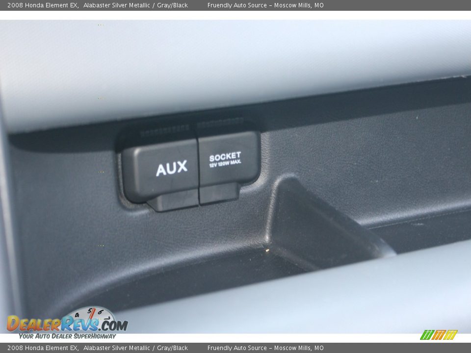 2008 Honda Element EX Alabaster Silver Metallic / Gray/Black Photo #28