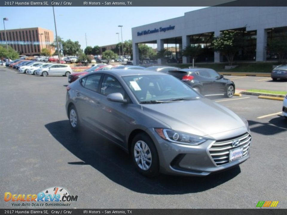 2017 Hyundai Elantra SE Gray / Gray Photo #1