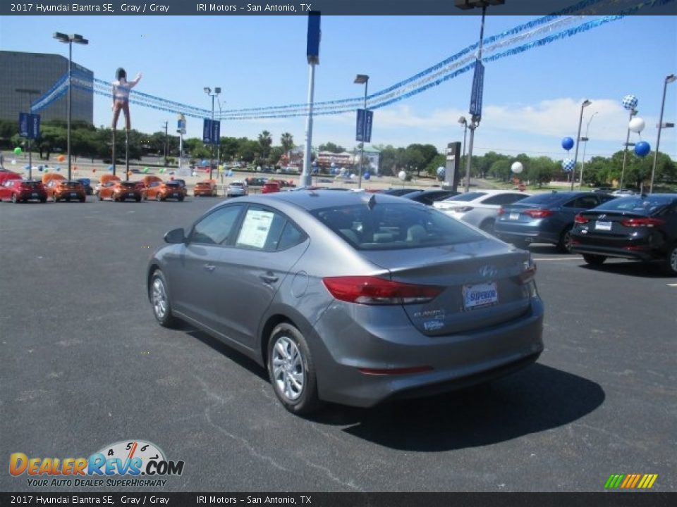 2017 Hyundai Elantra SE Gray / Gray Photo #3