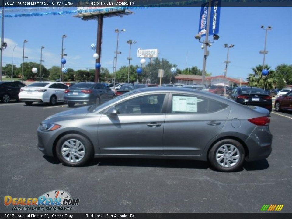 2017 Hyundai Elantra SE Gray / Gray Photo #4