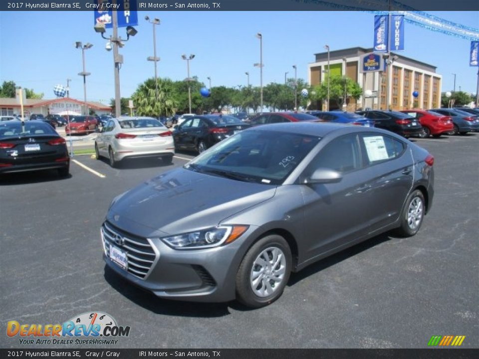 2017 Hyundai Elantra SE Gray / Gray Photo #8
