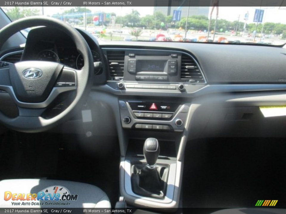 2017 Hyundai Elantra SE Gray / Gray Photo #12