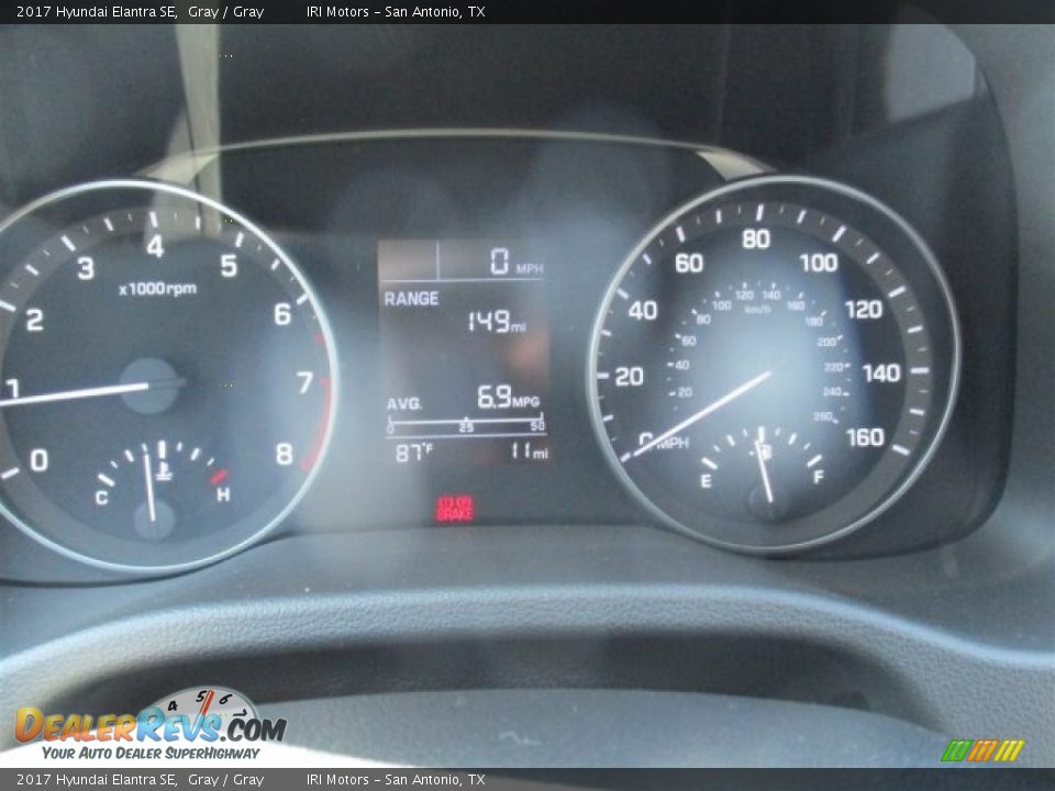 2017 Hyundai Elantra SE Gray / Gray Photo #15