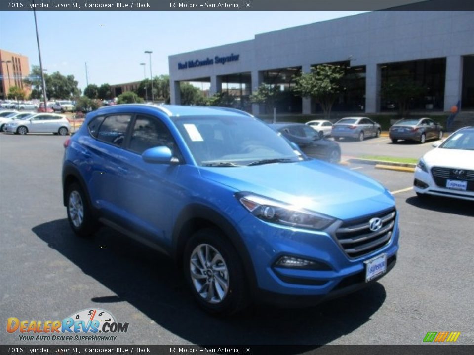 2016 Hyundai Tucson SE Caribbean Blue / Black Photo #1