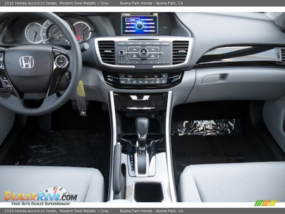 2016 Honda Accord LX Sedan Modern Steel Metallic / Gray Photo #12