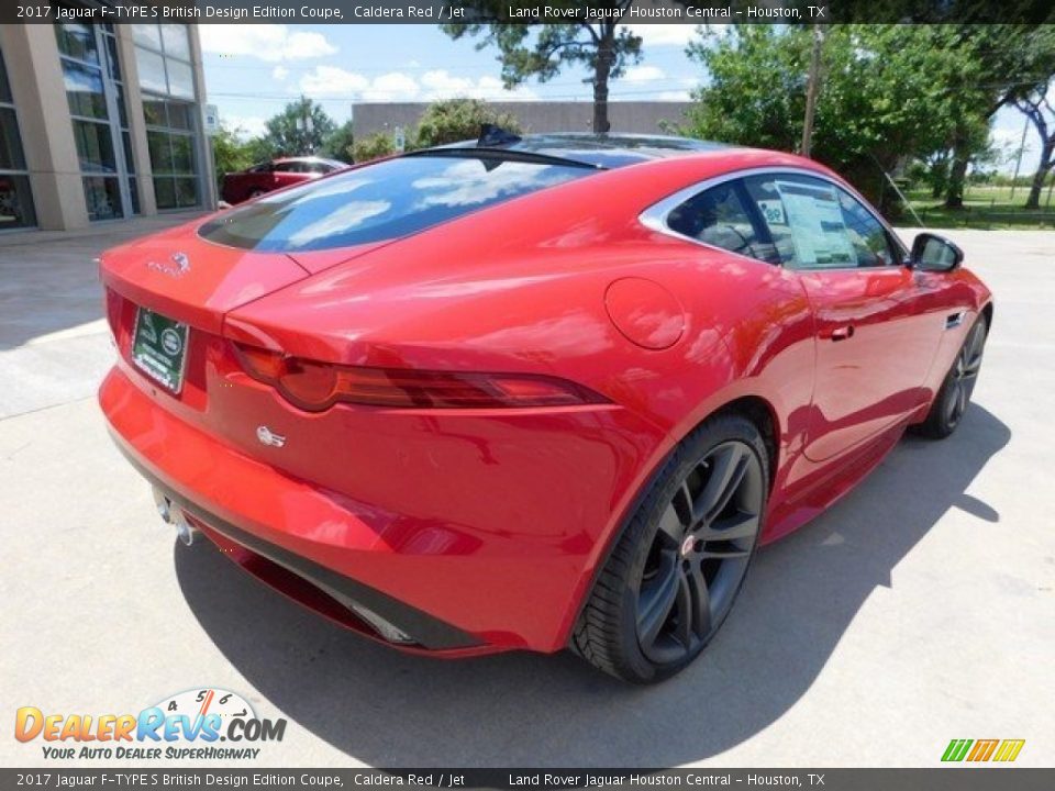 2017 Jaguar F-TYPE S British Design Edition Coupe Caldera Red / Jet Photo #4