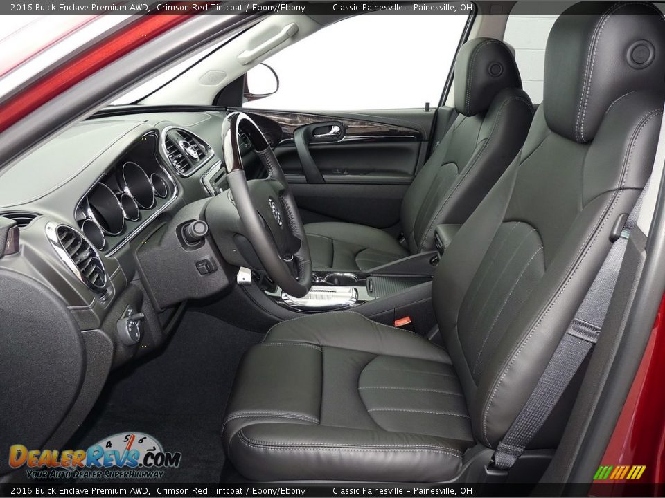 Ebony/Ebony Interior - 2016 Buick Enclave Premium AWD Photo #8