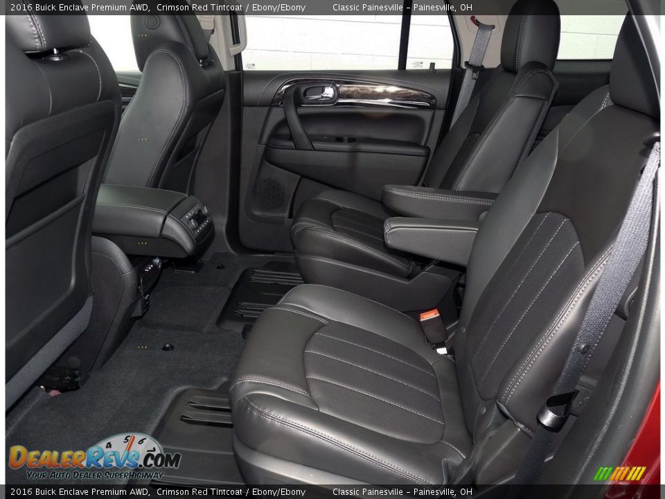 Rear Seat of 2016 Buick Enclave Premium AWD Photo #9