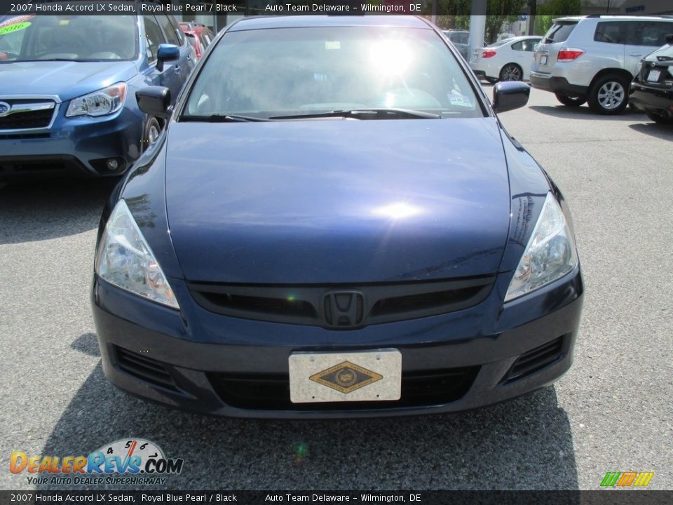2007 Honda Accord LX Sedan Royal Blue Pearl / Black Photo #8