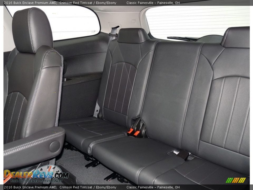Rear Seat of 2016 Buick Enclave Premium AWD Photo #10