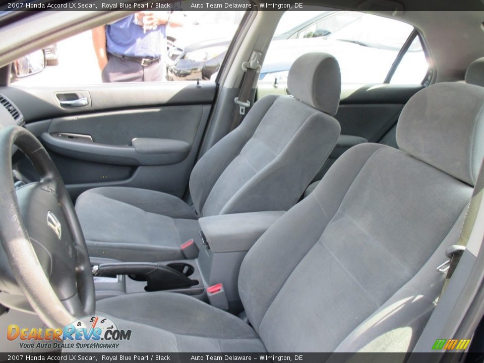 2007 Honda Accord LX Sedan Royal Blue Pearl / Black Photo #9