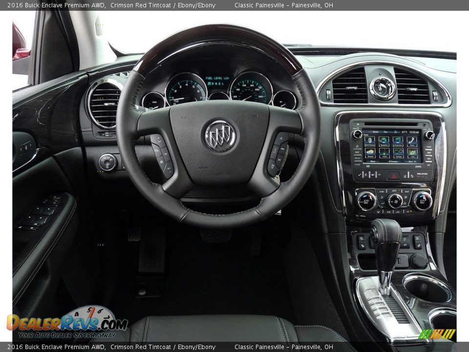 Dashboard of 2016 Buick Enclave Premium AWD Photo #17