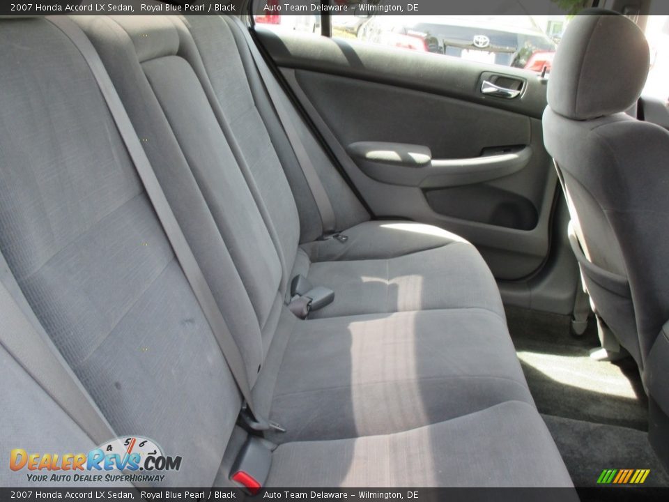 2007 Honda Accord LX Sedan Royal Blue Pearl / Black Photo #20