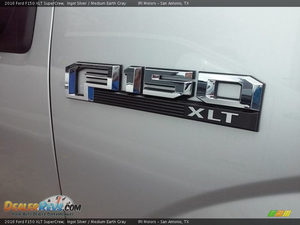 2016 Ford F150 XLT SuperCrew Ingot Silver / Medium Earth Gray Photo #5