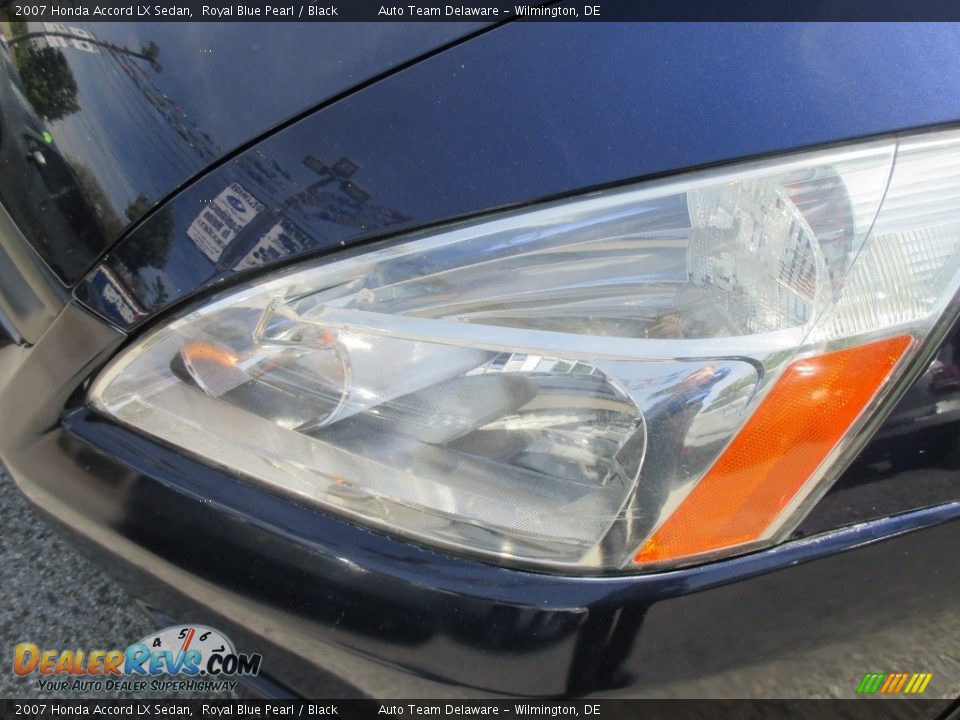 2007 Honda Accord LX Sedan Royal Blue Pearl / Black Photo #30