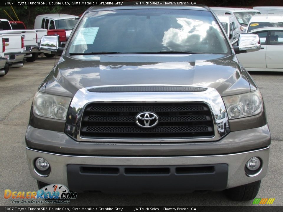 2007 Toyota Tundra SR5 Double Cab Slate Metallic / Graphite Gray Photo #2