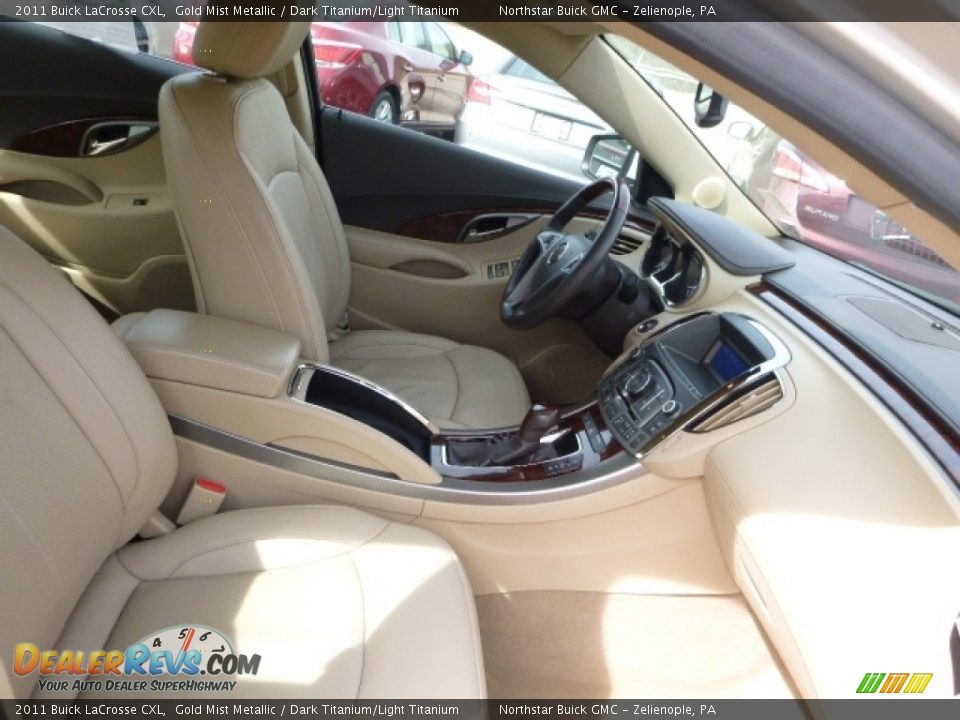 2011 Buick LaCrosse CXL Gold Mist Metallic / Dark Titanium/Light Titanium Photo #12