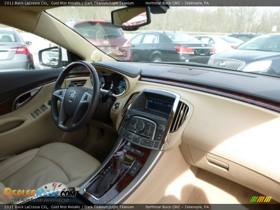 2011 Buick LaCrosse CXL Gold Mist Metallic / Dark Titanium/Light Titanium Photo #13