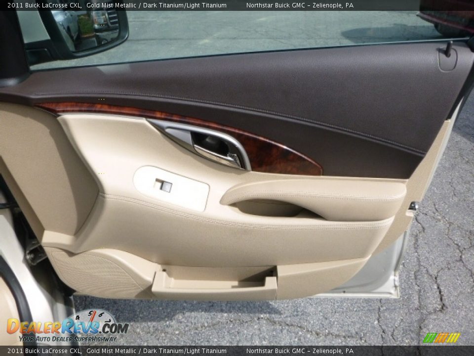2011 Buick LaCrosse CXL Gold Mist Metallic / Dark Titanium/Light Titanium Photo #14