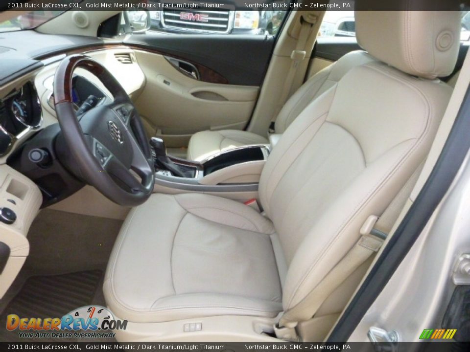2011 Buick LaCrosse CXL Gold Mist Metallic / Dark Titanium/Light Titanium Photo #16