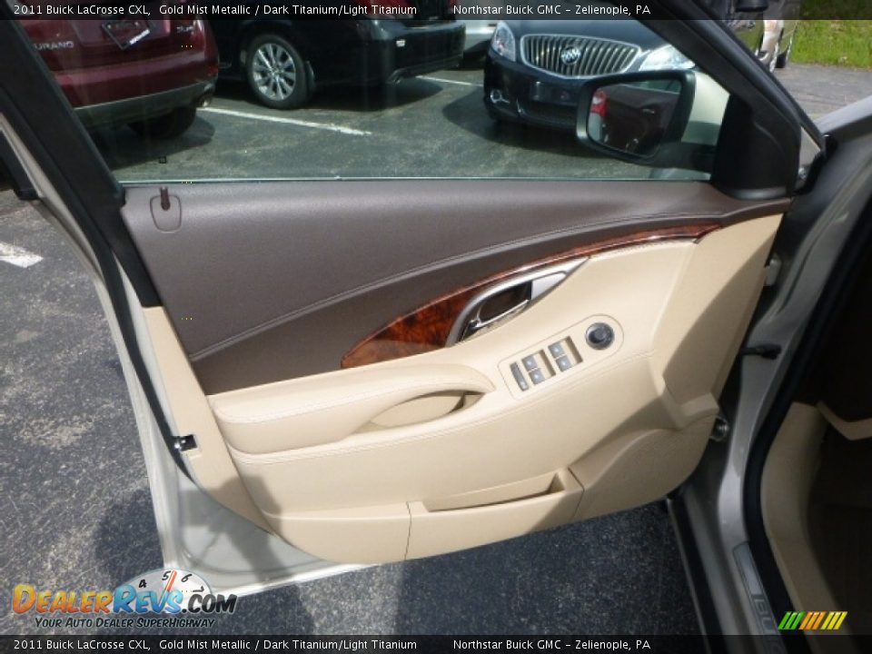 2011 Buick LaCrosse CXL Gold Mist Metallic / Dark Titanium/Light Titanium Photo #17
