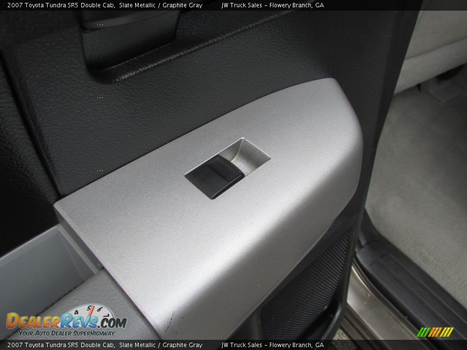 2007 Toyota Tundra SR5 Double Cab Slate Metallic / Graphite Gray Photo #29