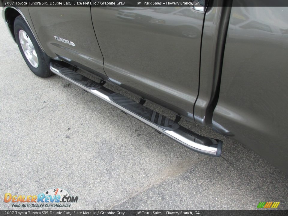 2007 Toyota Tundra SR5 Double Cab Slate Metallic / Graphite Gray Photo #31