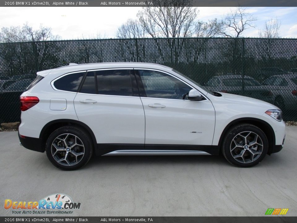 2016 BMW X1 xDrive28i Alpine White / Black Photo #2
