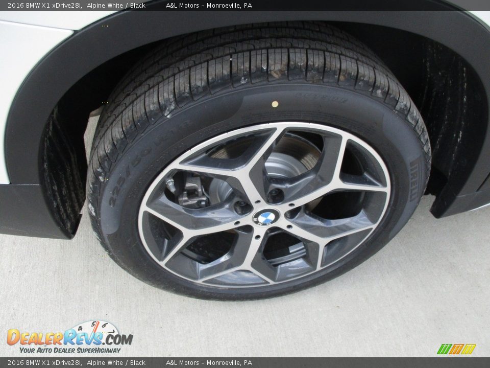 2016 BMW X1 xDrive28i Alpine White / Black Photo #3