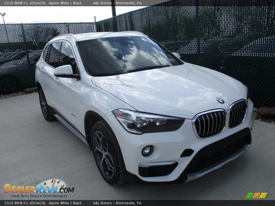 2016 BMW X1 xDrive28i Alpine White / Black Photo #5