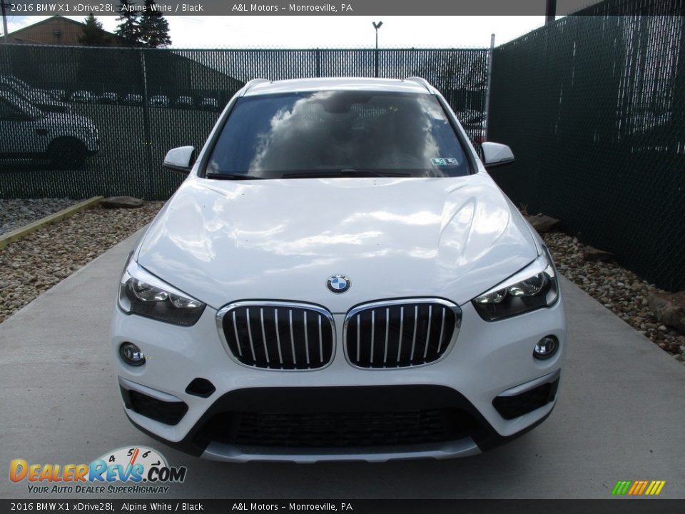 2016 BMW X1 xDrive28i Alpine White / Black Photo #6
