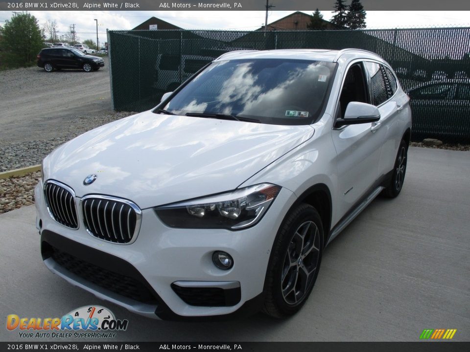 2016 BMW X1 xDrive28i Alpine White / Black Photo #7