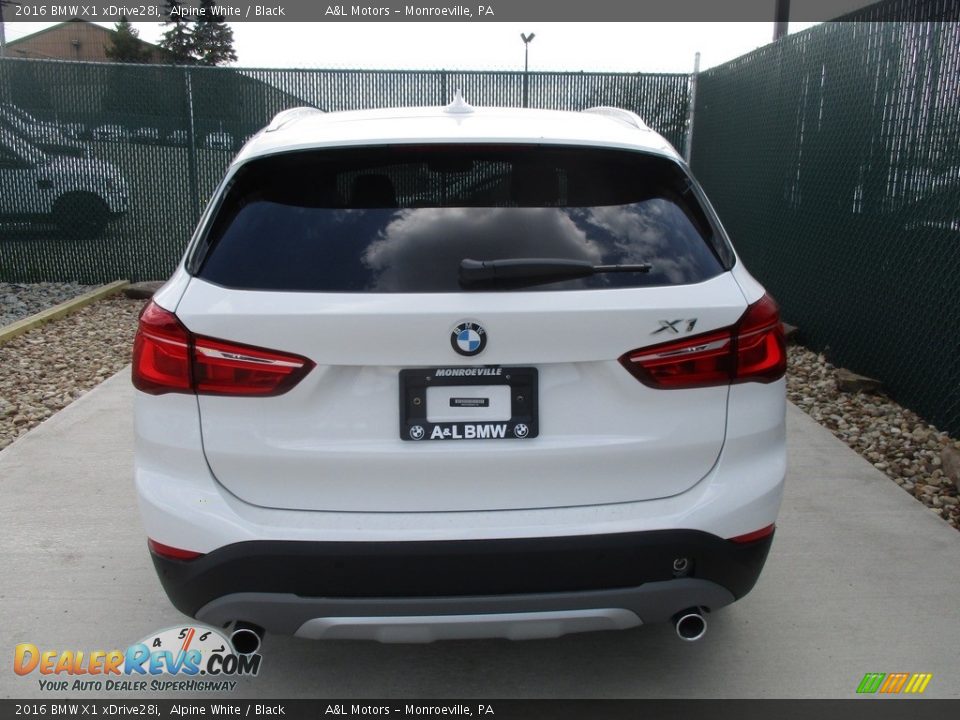 2016 BMW X1 xDrive28i Alpine White / Black Photo #9