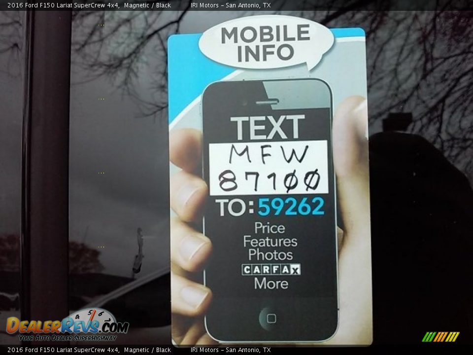 Dealer Info of 2016 Ford F150 Lariat SuperCrew 4x4 Photo #2