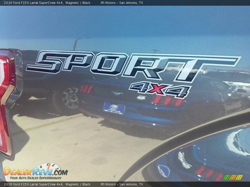 2016 Ford F150 Lariat SuperCrew 4x4 Magnetic / Black Photo #3