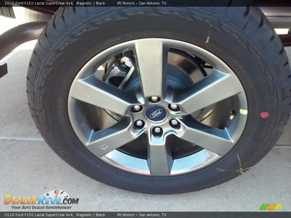 2016 Ford F150 Lariat SuperCrew 4x4 Magnetic / Black Photo #4