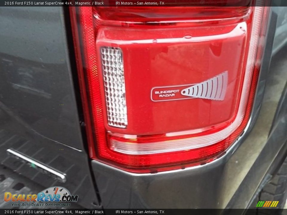 2016 Ford F150 Lariat SuperCrew 4x4 Magnetic / Black Photo #14