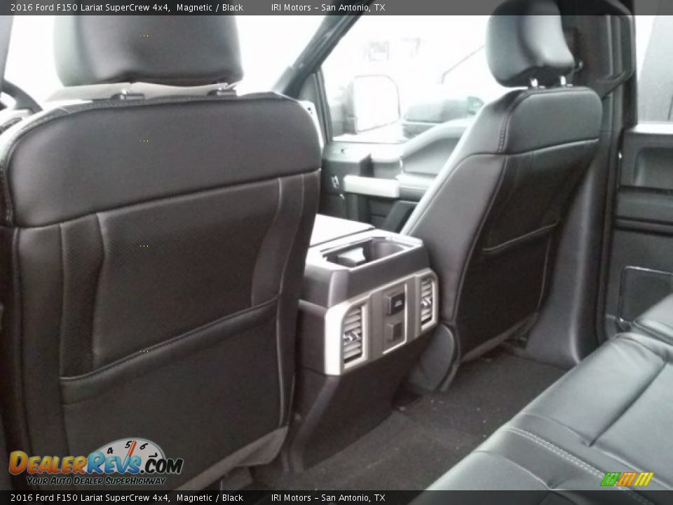 2016 Ford F150 Lariat SuperCrew 4x4 Magnetic / Black Photo #19