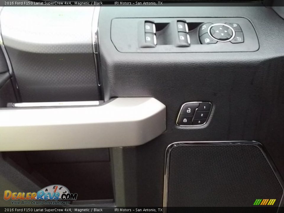 2016 Ford F150 Lariat SuperCrew 4x4 Magnetic / Black Photo #26