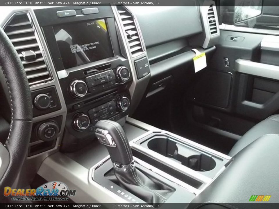2016 Ford F150 Lariat SuperCrew 4x4 Magnetic / Black Photo #27