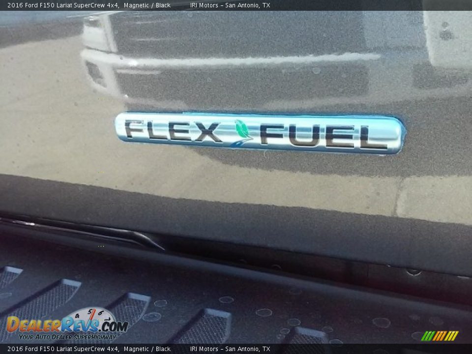 2016 Ford F150 Lariat SuperCrew 4x4 Magnetic / Black Photo #32