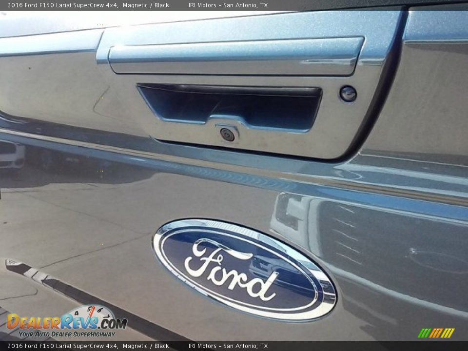 2016 Ford F150 Lariat SuperCrew 4x4 Magnetic / Black Photo #34