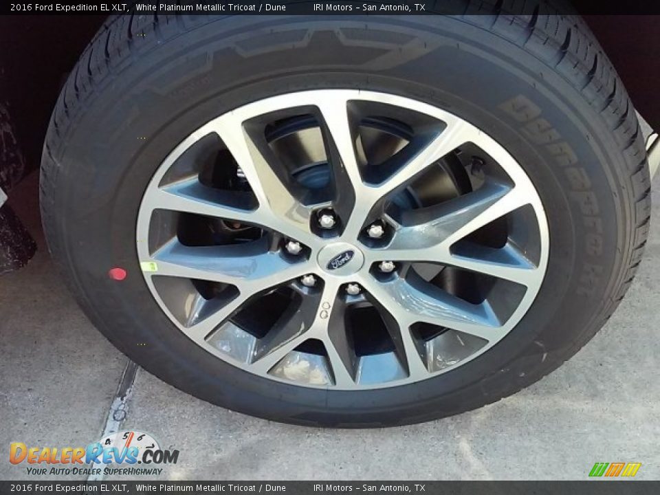 2016 Ford Expedition EL XLT White Platinum Metallic Tricoat / Dune Photo #5