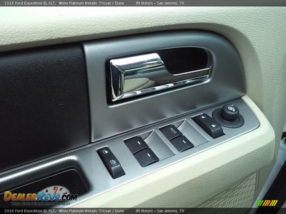 2016 Ford Expedition EL XLT White Platinum Metallic Tricoat / Dune Photo #18