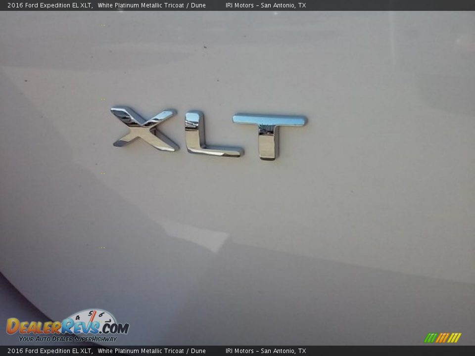 2016 Ford Expedition EL XLT White Platinum Metallic Tricoat / Dune Photo #21
