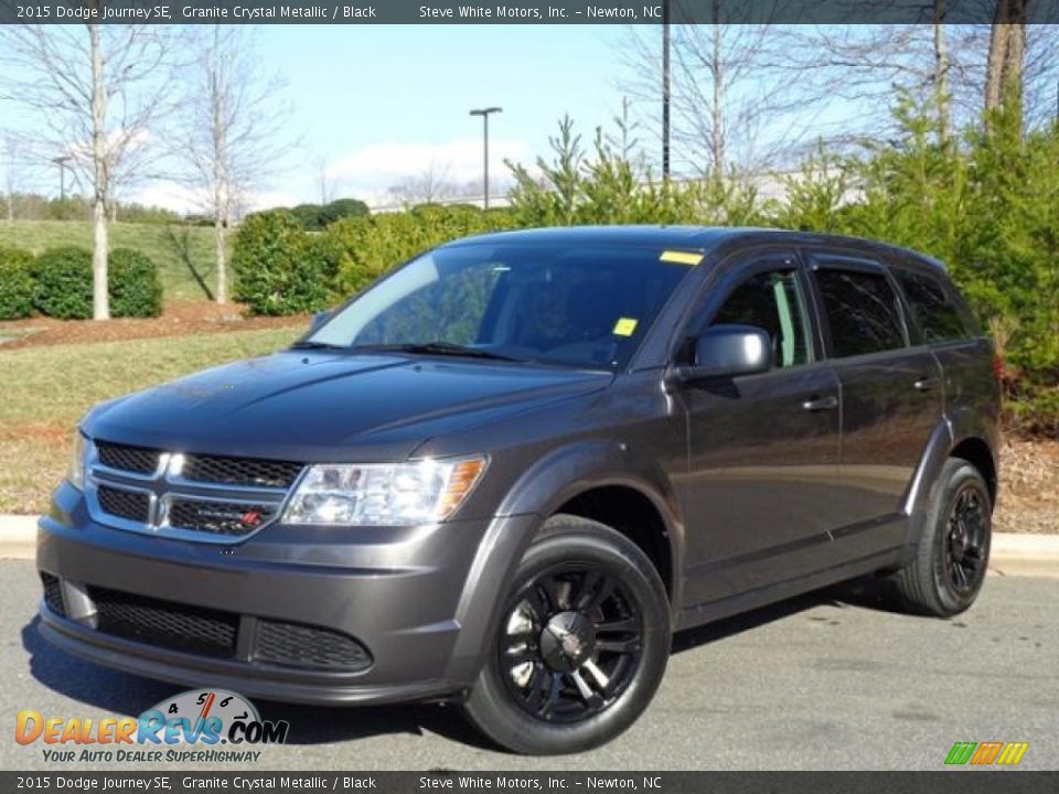 2015 Dodge Journey SE Granite Crystal Metallic / Black Photo #2