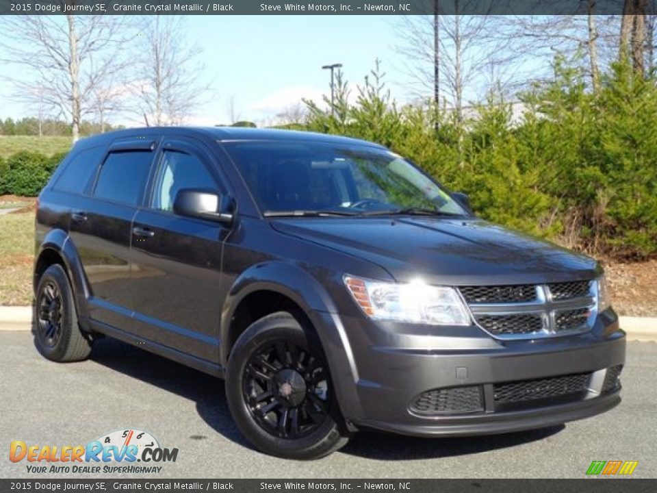2015 Dodge Journey SE Granite Crystal Metallic / Black Photo #4