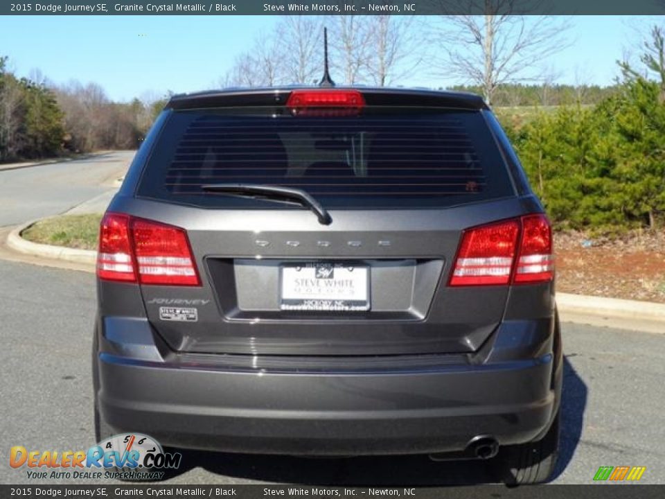 2015 Dodge Journey SE Granite Crystal Metallic / Black Photo #6
