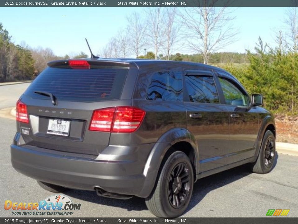 2015 Dodge Journey SE Granite Crystal Metallic / Black Photo #7