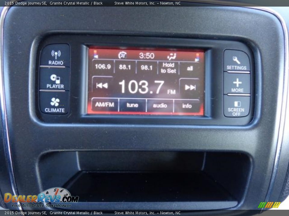 2015 Dodge Journey SE Granite Crystal Metallic / Black Photo #13